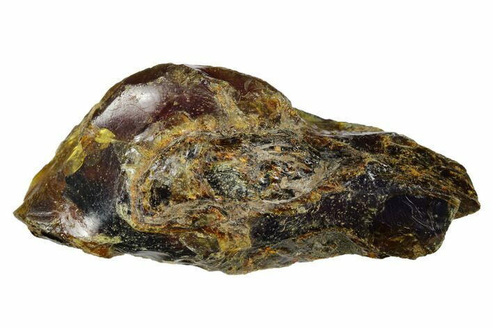 Rough Blue Indonesian Amber - West Java, Indonesia #173624
